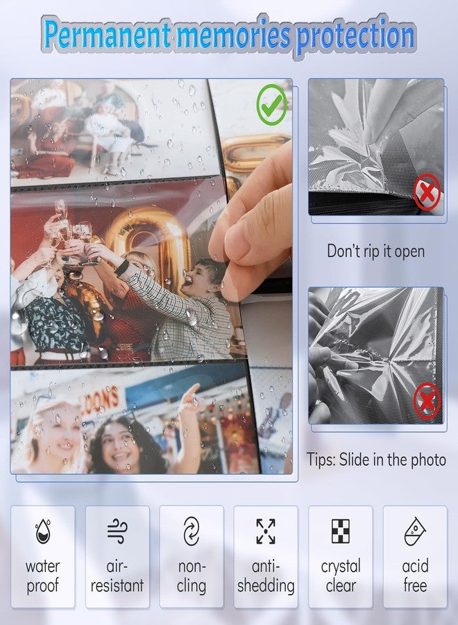 popotop ألبوم صور بوبوتوب 4x6، 600 جيب، مع ملصق، ألبومات صور بغلاف مقوى من الكتان، هدايا زفاف، ذكريات أطفال، سفر، ذكرى زواج، أعياد ميلاد، مدرسة، كتاب صور بصور أفقية وعمودية - Image 2